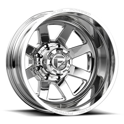 FUEL Off-Road FF09D Rear Wheel, 22x8.5 with 8 on 200 Bolt Pattern - Polished - DF0922829235